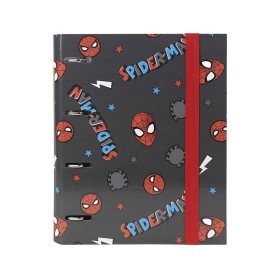 Ringbuch Spiderman A4 Schwarz (26 x 32 x 4 cm)