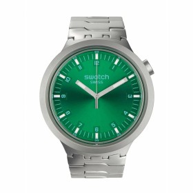 Reloj Unisex Swatch SB07S101G Verde Plateado