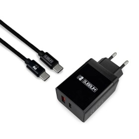 Cargador de Pared + Cable USB A a USB C Subblim CARGADOR ULTRA