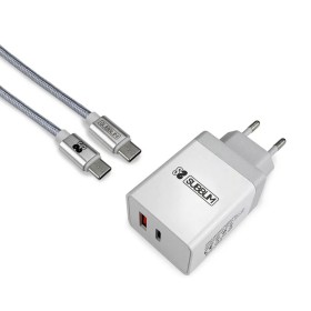 Cargador de Pared + Cable USB A a USB C Subblim CARGADOR ULTRA