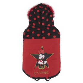 Manteau pour Chien Minnie Mouse Noir Rouge S