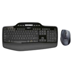 clavier et souris Logitech MK710 Noir Gris Sans fil Espagnol