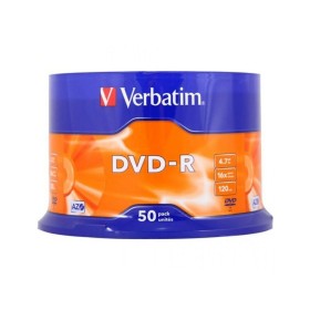 DVD-R Verbatim Matt Silver 50 Unités 4,7 GB 16x (50 Unités)