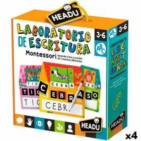 Lernspiel HEADU Laboratorio de escritura Montessori (4 Stück)