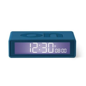 Reloj Despertador Lexon Reversible Azul ABS