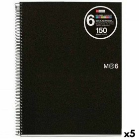 Notebook Miquelrius Graphite A4 150 Sheets (5 Units)