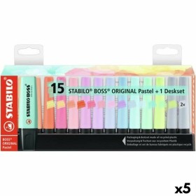 Set de Marcadores Fluorescentes Stabilo Boss Multicolor (5