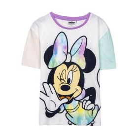 Camiseta de Manga Corta Infantil Minnie Mouse Verde oscuro