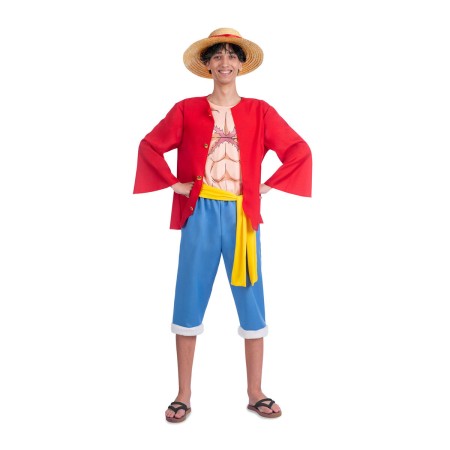 Disfraz para Adultos One Piece Luffy (5 Piezas)