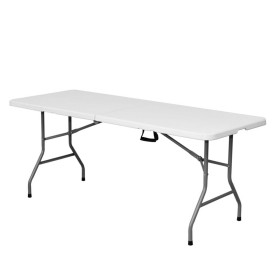 Table Klapptisch Weiß HDPE 180 x 70 x 74 cm