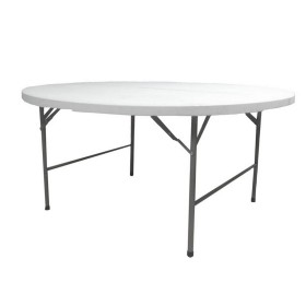 Table Klapptisch Weiß HDPE 122 x 122 x 74 cm