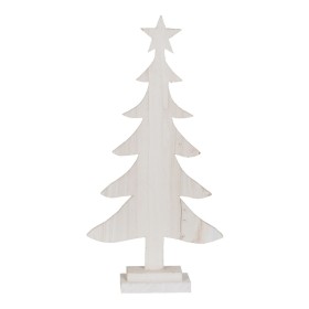 Árbol de Navidad Blanco Madera de Paulonia 40 x 2 x 80 cm