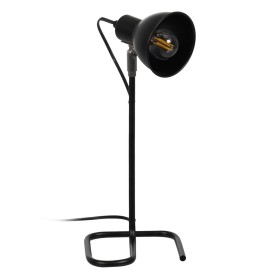 Lámpara de mesa Negro Hierro 25 W 220-240 V 15 x 14,5 x 36,5 cm