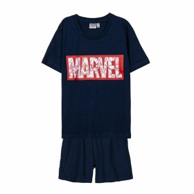 Pijama Infantil Marvel Azul oscuro