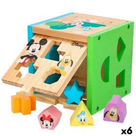Puzzle Infantil de Madeira Disney 14 Partes 15 x 15 x 15 cm (6