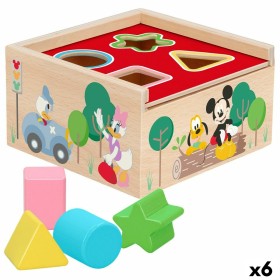 Puzzle Infantil de Madeira Disney 5 Peças 13,5 x 7,5 x 13 cm (6