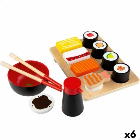 Juego de Madera Woomax Sushi 14 Piezas (6 Unidades)