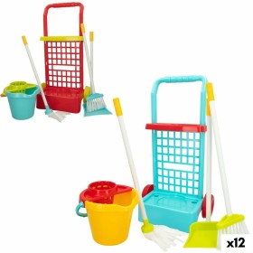 Cleaning Trolley with Accessories Colorbaby Toy 5 Pieces 30,5 x