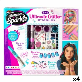 Set de Belleza Cra-Z-Art Infantil Uñas Pelo Cuerpo Purpurina 4