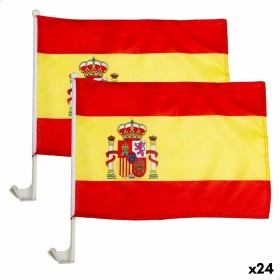 Car flag holder Colorbaby 45 x 30 cm Espanha 2 Peças 24 Unidades Colorbaby - 1