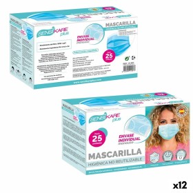Box of hygienic masks SensiKare 25 Peças (12 Unidades)