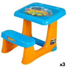 Child's Table Hot Wheels Plastic 53,5 x 49 x 72,5 cm (3 Units)