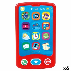 Spielzeug-Telefon PlayGo Rot 6,8 x 11,5 x 1,5 cm (6 Stück)