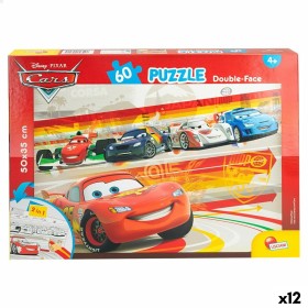 Puzzle Infantil Cars Doble cara 60 Piezas 50 x 35 cm (12