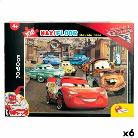 Puzzle Infantil Cars Doble cara 108 Piezas 70 x 1,5 x 50 cm (6