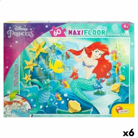 Puzzle Infantil Princesses Disney Doble cara 60 Piezas 70 x 1,5