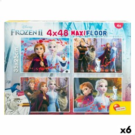 Puzzle Infantil Frozen Doble cara 4 en 1 48 Piezas 35 x 1,5 x
