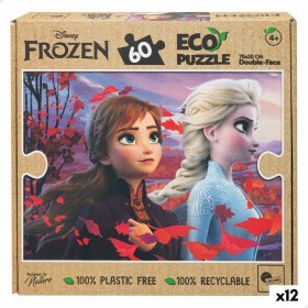 Puzzle Infantil Frozen Doble cara 60 Piezas 70 x 1,5 x 50 cm