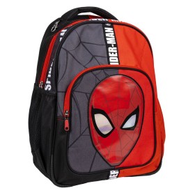 Mochila Escolar Spiderman Rojo Negro