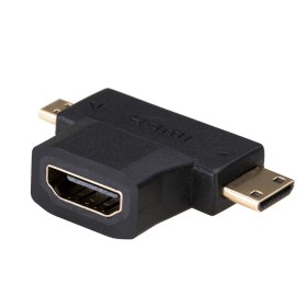 Adaptador HDMI a Micro HDMI Akyga AK-AD-23 Mini HDMI Negro