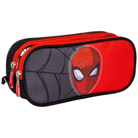 Portatodo Doble Spiderman Negro 22,5 x 8 x 10 cm