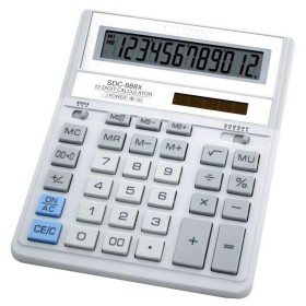Calculadora Citizen SDC888XWH Blanco Negro Plástico 15,3 x 3,3
