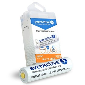 Batería recargable EverActive FWEV1865032MBOX 18650 3200 mAh
