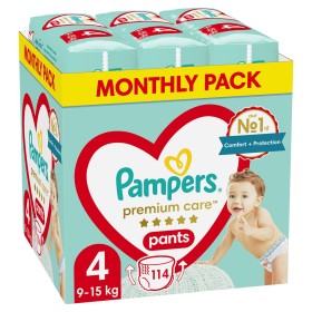 Pañales Desechables Pampers 9-15 kg 4 (114 Unidades)