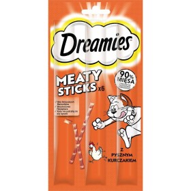 Snack para Gatos Dreamies Meaty Sticks 30 g Pollo
