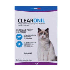 Drops Francodex Clearonil Fleas and ticks 3 x 50 mg