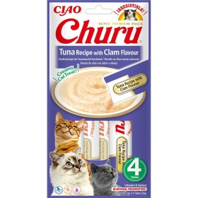 Snack para Gatos Inaba Churu 4 x 14 g Marisco Atún