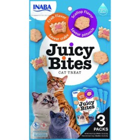 Snack para Gatos Inaba Juicy Bites 3 x 11,3 g Cangrejo