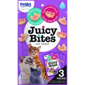 Snack para Gatos Inaba Juicy Bites 3 x 11,3 g Marisco
