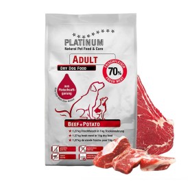 Pienso Platinum Adult Beef + Potato Adulto Ternera 5 kg