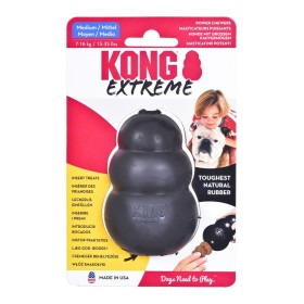 Juguete para perros Kong Extreme Amarillo Negro Goma Caucho (1