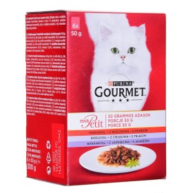 Comida para gato Purina Gourmet Ternera Cordero 6 x 50 g