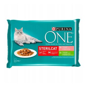 Comida para gato Purina One Sterilcat Salmón Pavo Judías Verdes