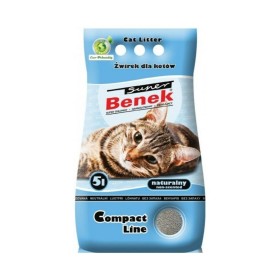 Sable pour chats Super Benek Compact Natural 5 L