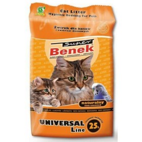 Arena para Gatos Super Benek Universal Natural 25 L