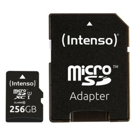 Cartão de Memória Micro SD com Adaptador INTENSO 3423492 256 GB